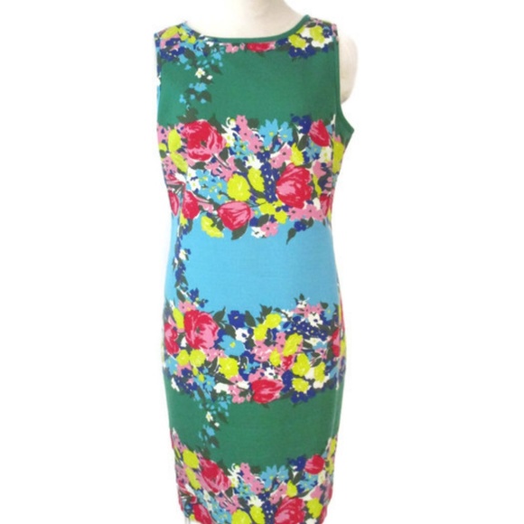 Talbots Dresses & Skirts - Talbots Bright floral sleeveless Dress 12